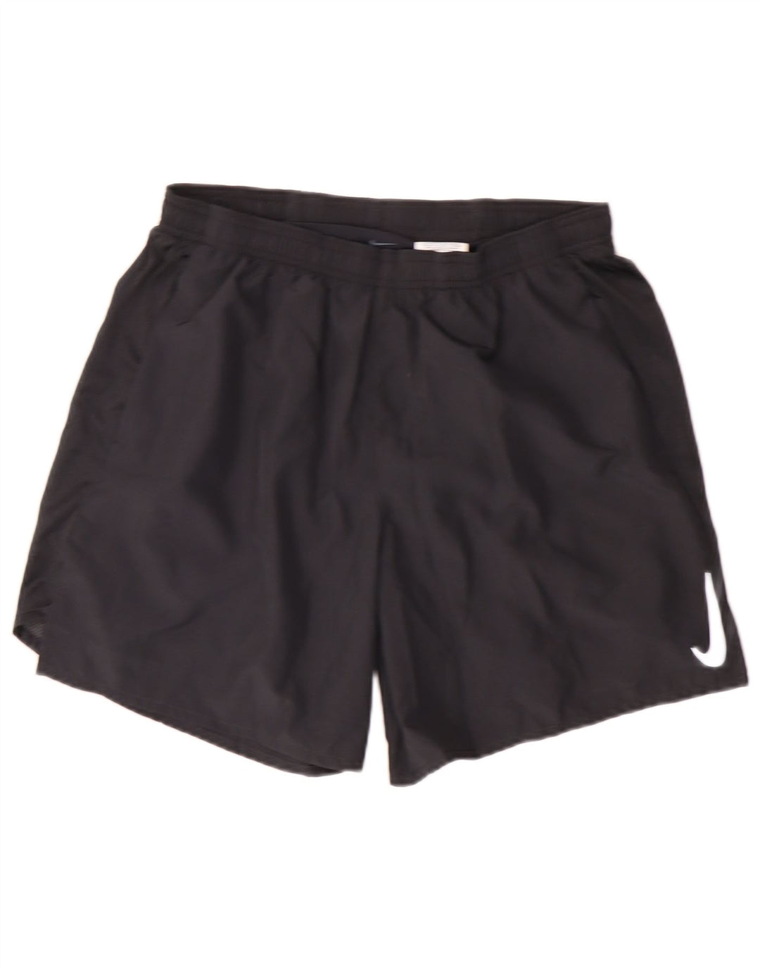 NIKE Pantalones cortos deportivos Dri Fit para mujer UK 46 Grande Poliéster negro