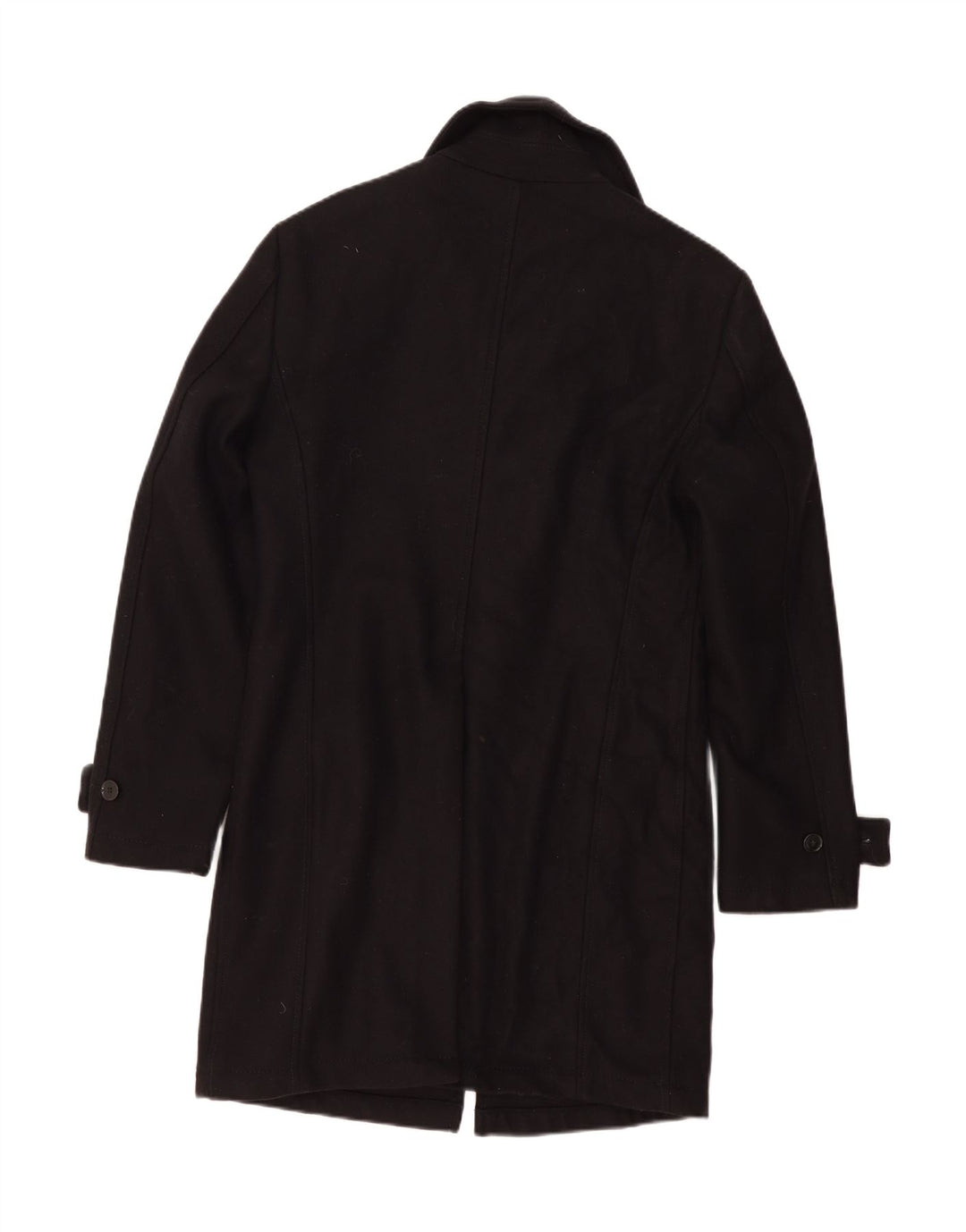 Abrigo vintage para hombre IT 48 Lana negra media