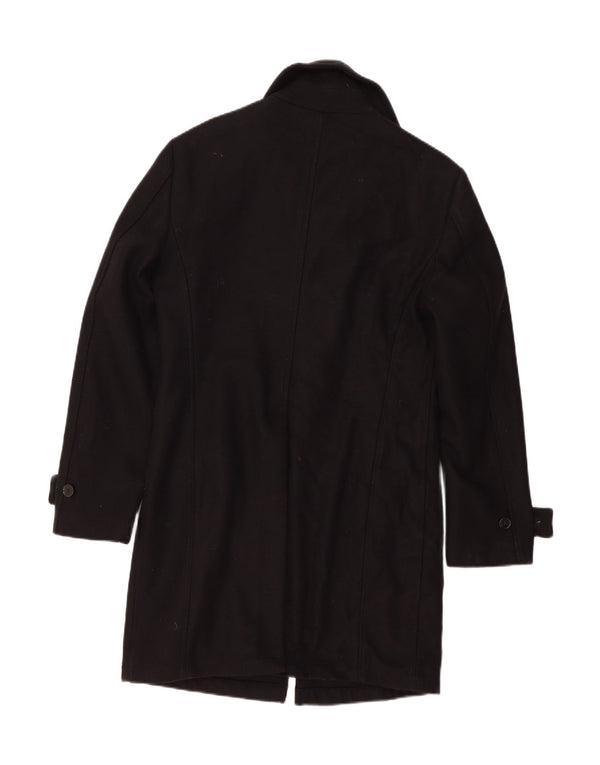 Abrigo vintage para hombre IT 48 Lana negra media