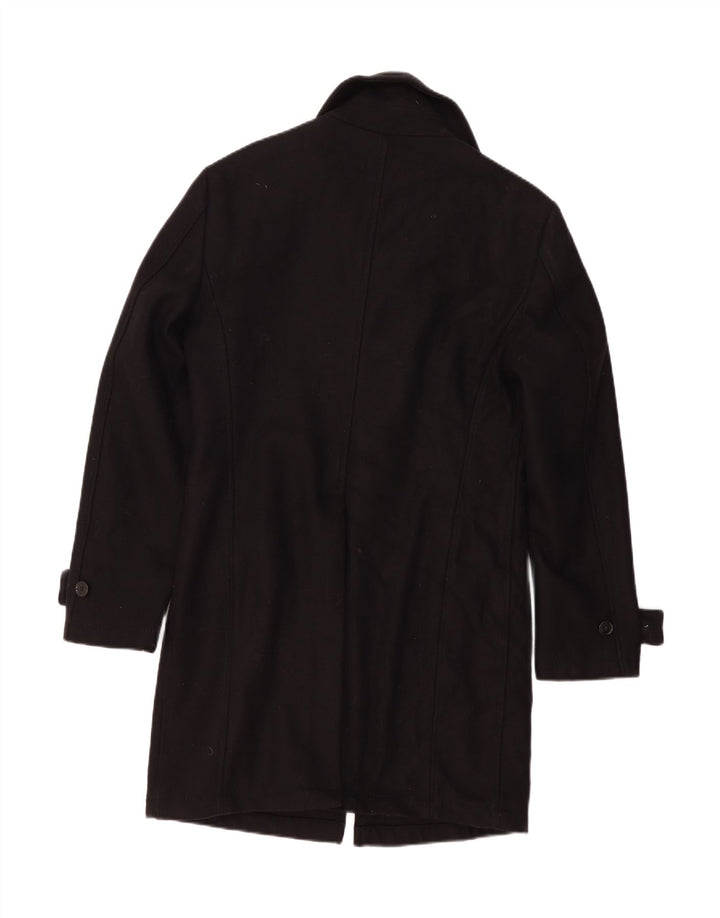 Abrigo vintage para hombre IT 48 Lana negra media