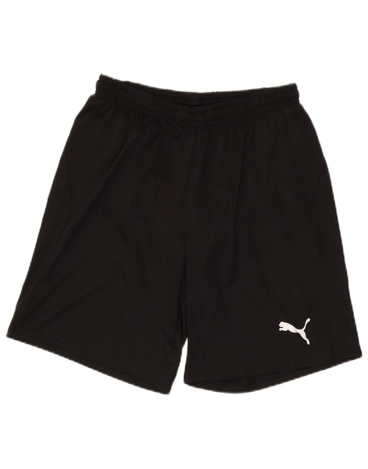 Pantalones cortos deportivos Puma para hombre poliéster negro mediano