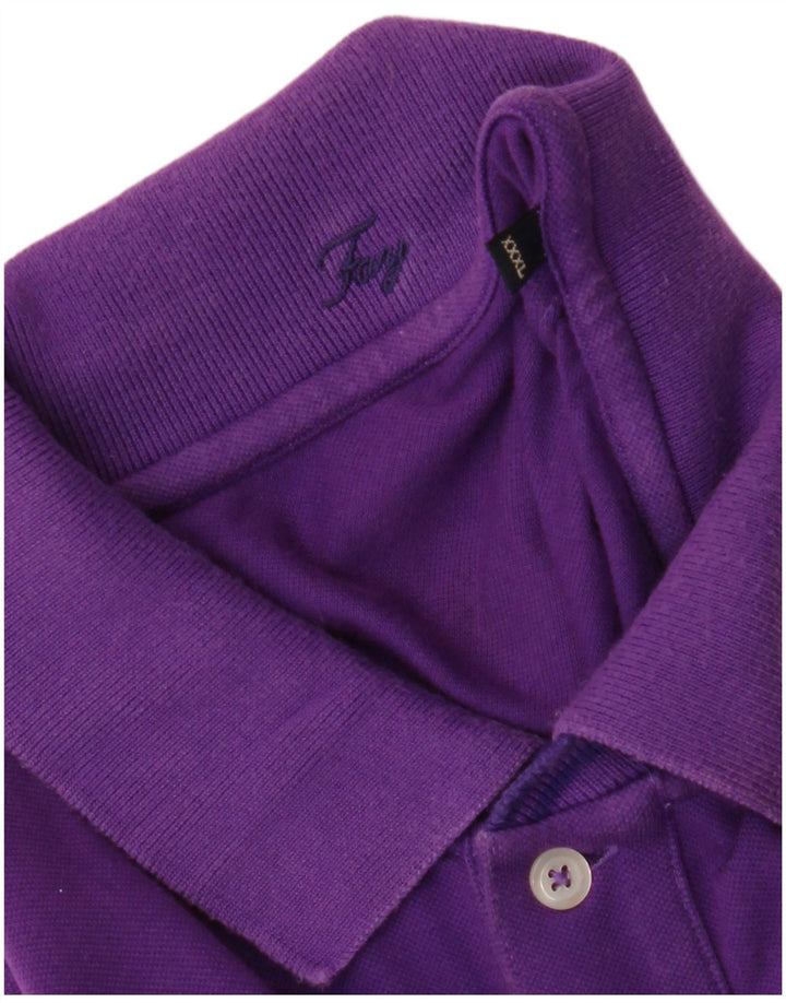 Fay Polo Hombre 3XL Morado