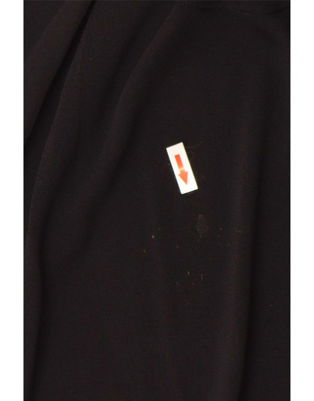 Zara Mujer Camiseta Extragrande Top UK 46 Large Negro