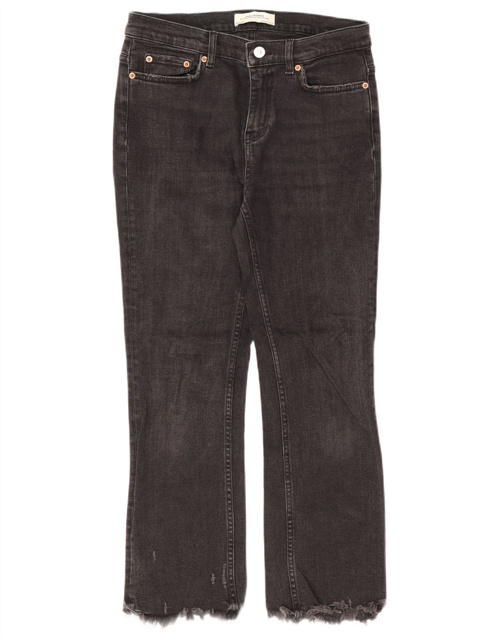 Zara Vaqueros Bootcut Mujer EU 36 XS W26 L25 Negro