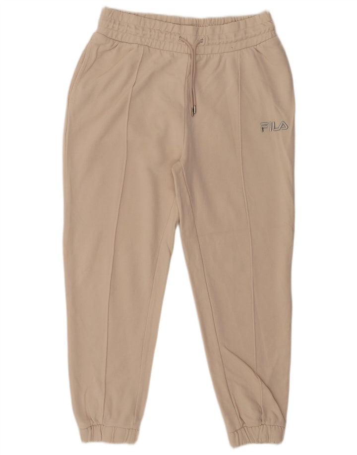 Fila Hombre Pantalones De Chándal Joggers Algodón Beige Medio