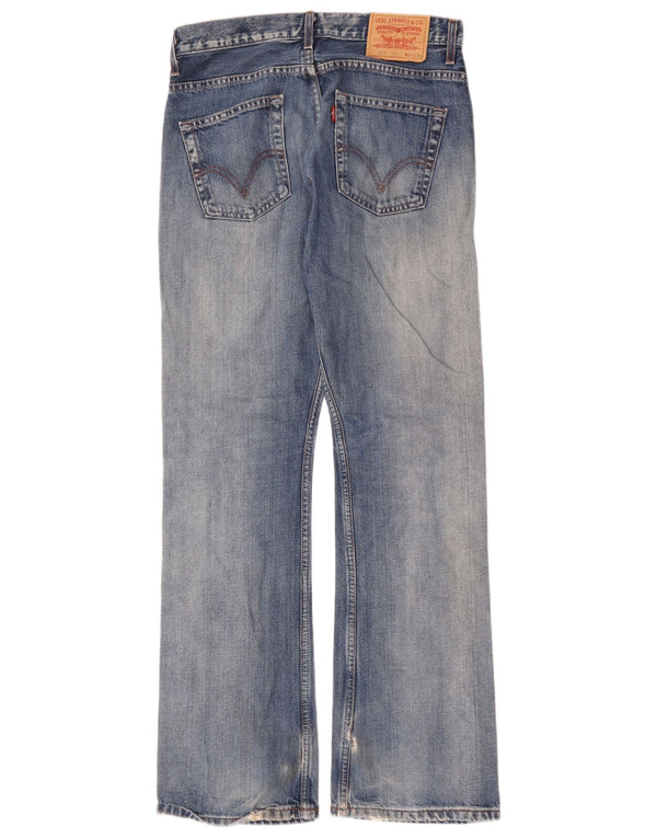 Levi's Hombre 507 Slim Bootcut Jeans W31 L34 Algodón Azul