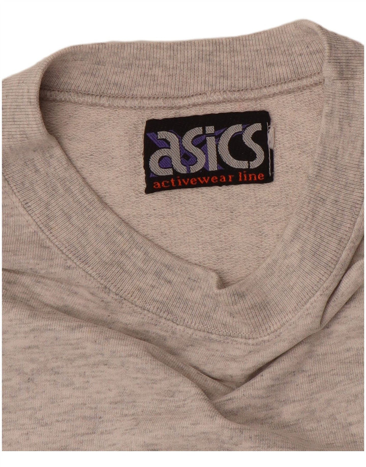 ASICS Camiseta gráfica para hombre Top XL Gris