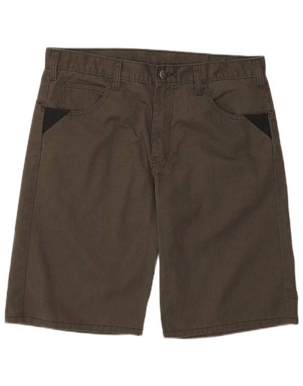 Dickies Shorts casuales para hombre W34 Large Caqui Colorblock Poliéster