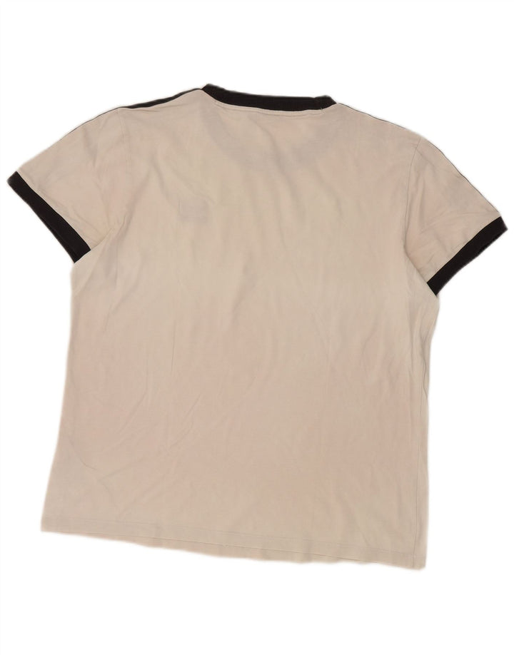 Adidas Camiseta para mujer Top UK 12 Medium White Cotton