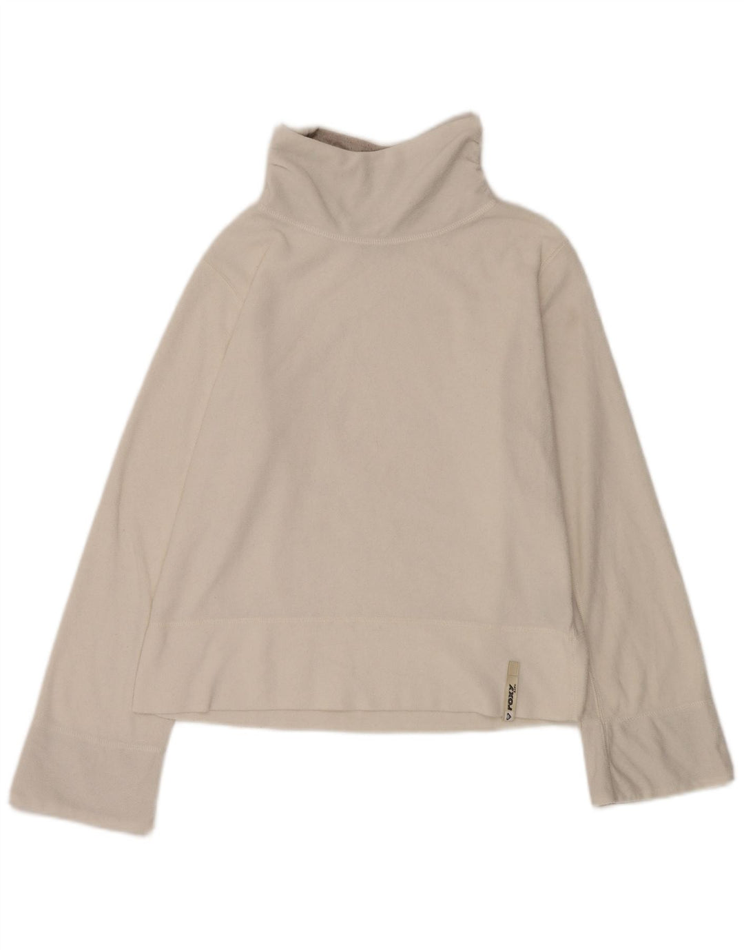Top Roxy Mujer Manga Larga UK 40 Medio Off White Poliéster