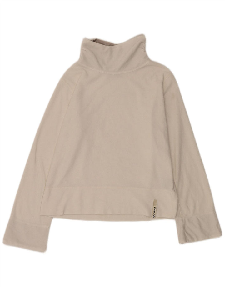 Top Roxy Mujer Manga Larga UK 40 Medio Off White Poliéster