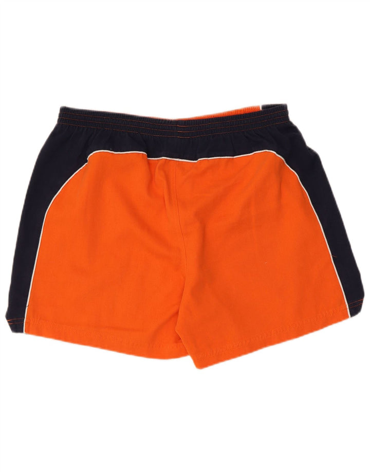 Asics - Pantalones cortos deportivos para hombre, tamaño grande, color naranja, poliéster