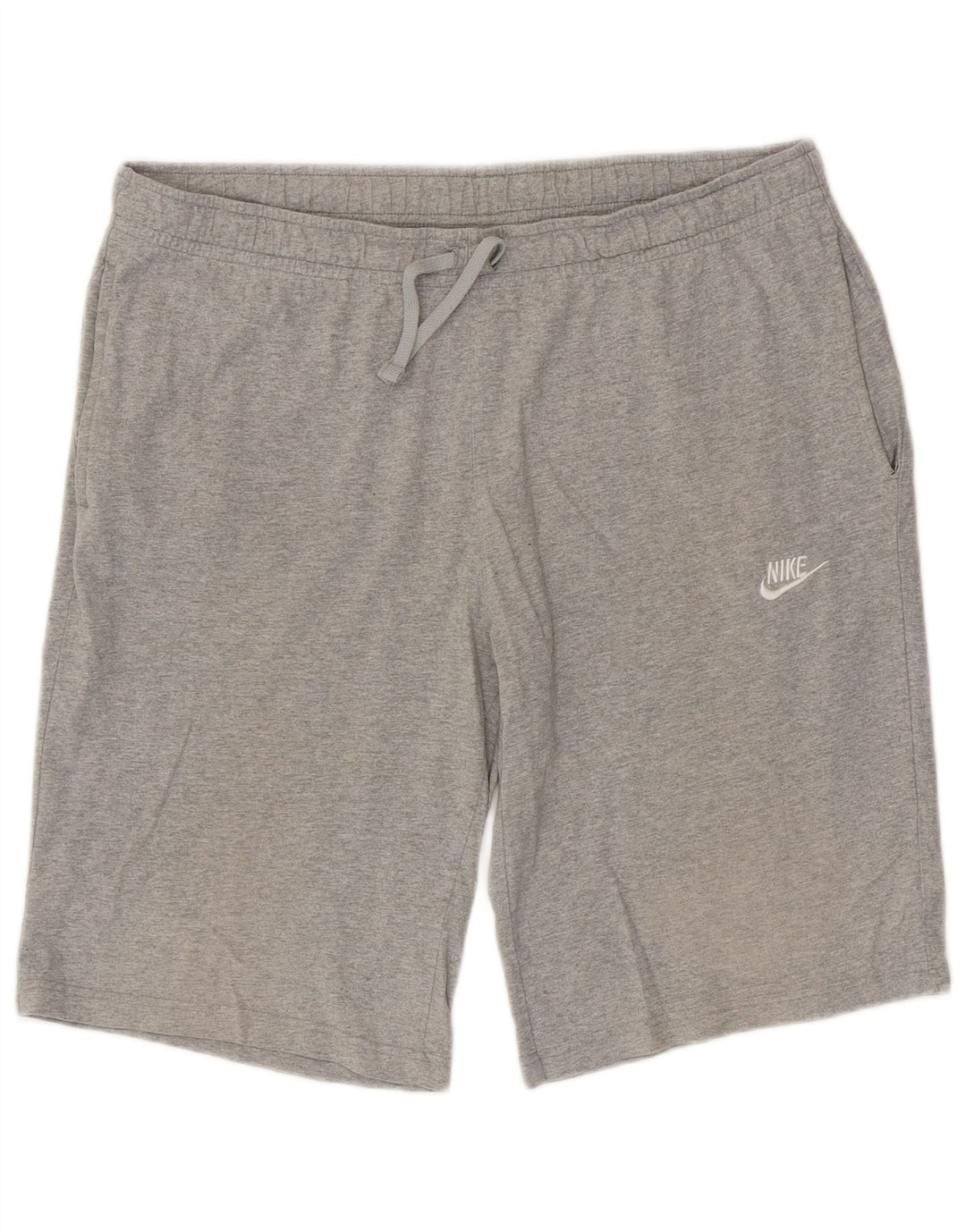 Nike Pantalones cortos deportivos para hombre XL Gris Algodón