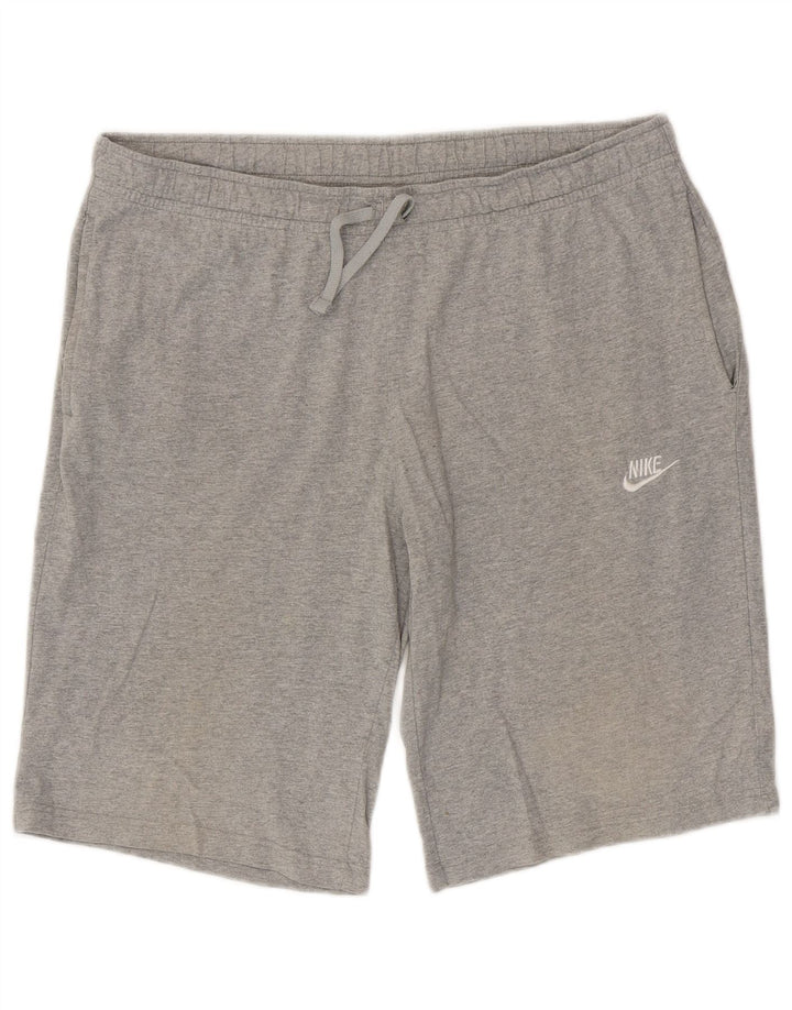 Nike Pantalones cortos deportivos para hombre XL Gris Algodón