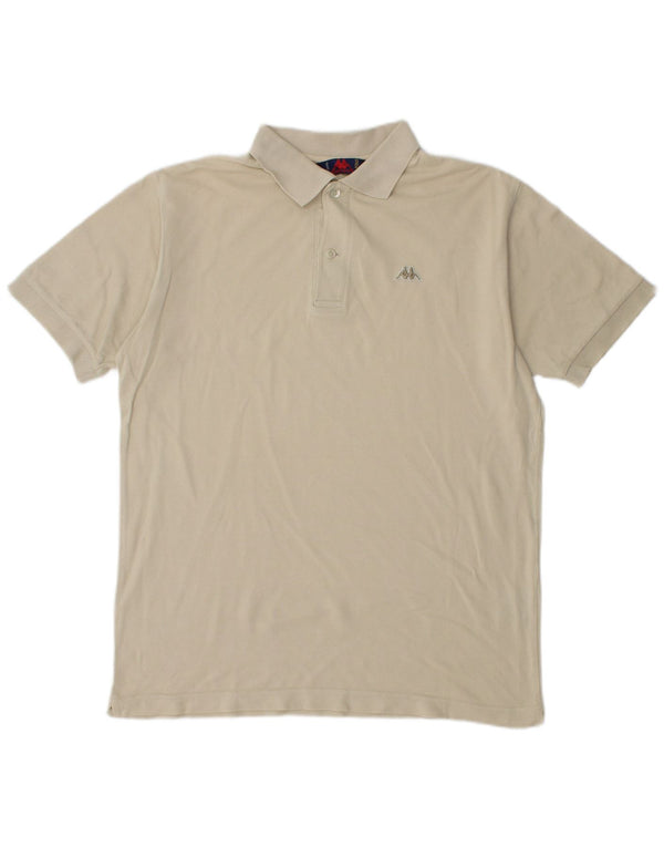 Polo Kappa Hombre Small Beige Algodón