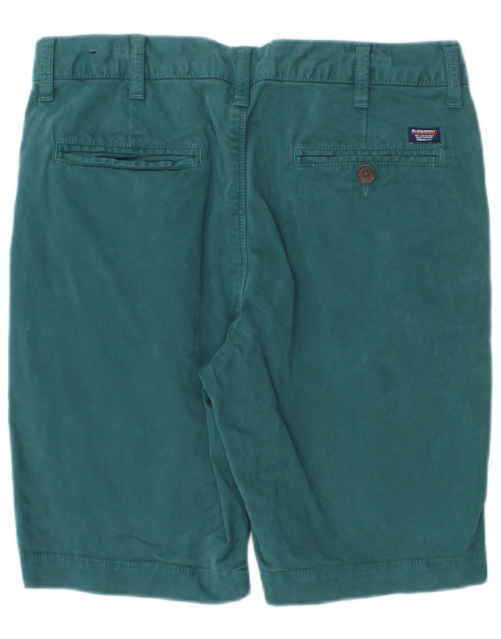Superdry Pantalones cortos chinos W30 de algodón azul medio para hombre