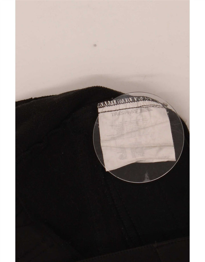 Pantalones cortavientos para hombre Trespass W30 L32 Poliéster negro