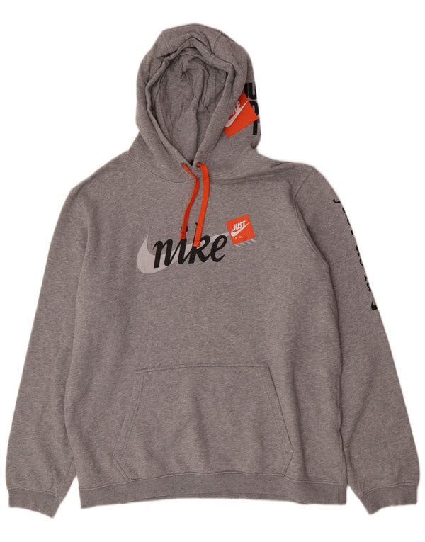 Adidas Hombre Graphic Sudadera con capucha Jumper XL Gris Algodón
