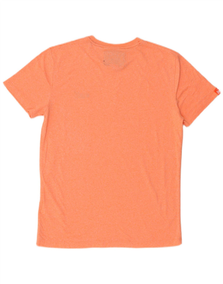 Superdry Camiseta para hombre Top Large Naranja Algodón