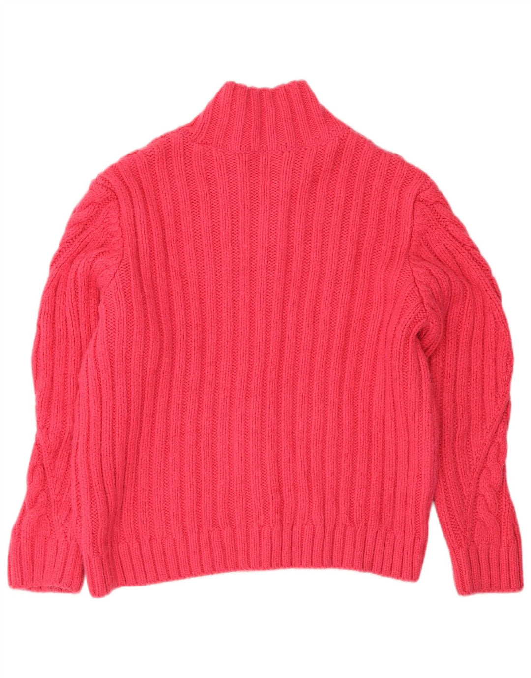 Marks & Spencer Suéter con Cuello Alto para Mujer UK 46 Grande Rosa
