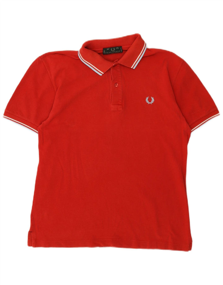 FRED PERRY Polo Hombre Pequeño Algodón Rojo