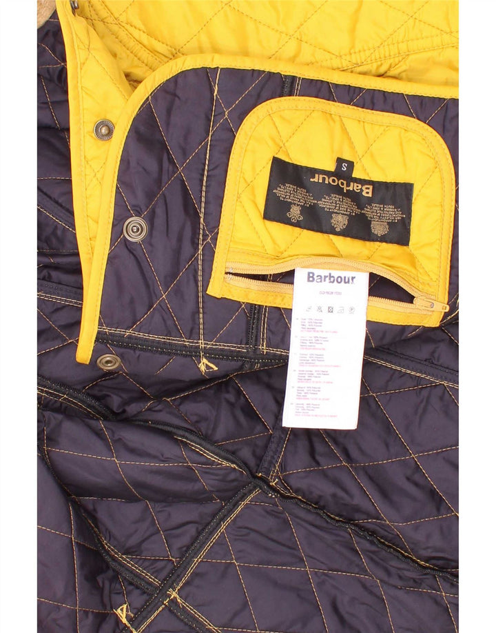 Barbour Chaqueta Acolchada Niña 5-6 Años Pequeña Poliamida Color Block Amarillo