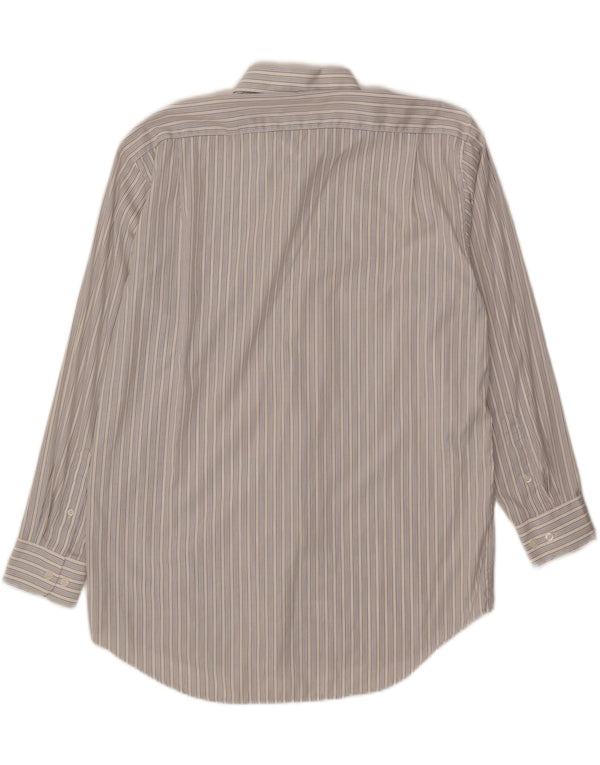 Pierre Cardin Camisa Hombre XL Algodón Rayas Azul