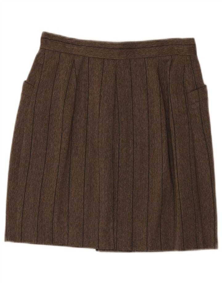 Krizia Minifalda para mujer IT 40 Small W24 Marrón a rayas