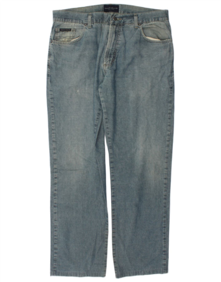 Gant Vaqueros Rectos Para Hombre W34 L31 Algodón Azul