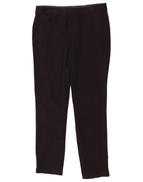 Ralph Lauren Pantalones casuales delgados para mujer US 6 Medium W28 L27 Viscosa negra