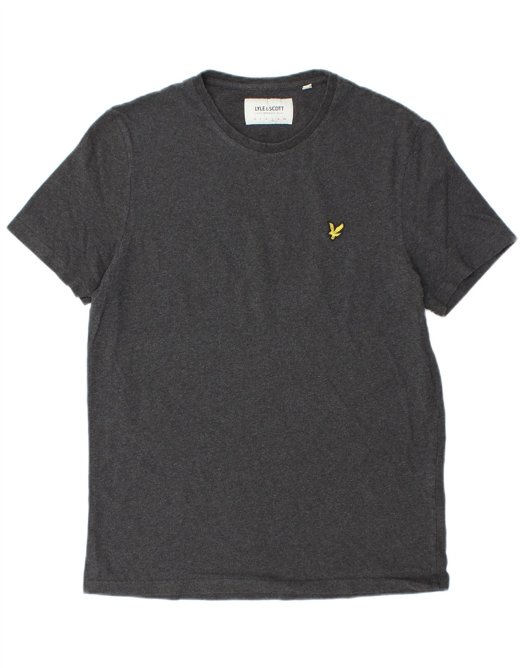 Lyle & Scott - Camiseta para hombre, talla grande, algodón gris