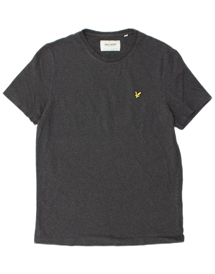 Lyle & Scott - Camiseta para hombre, talla grande, algodón gris