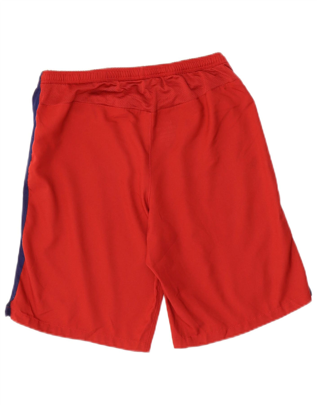Pantalón corto deportivo Nike FCB para hombre, poliéster color block, pequeño, rojo