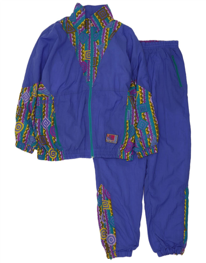 Chándal completo de corte holgado para hombre J Jeantex Poliamida geométrica azul medio