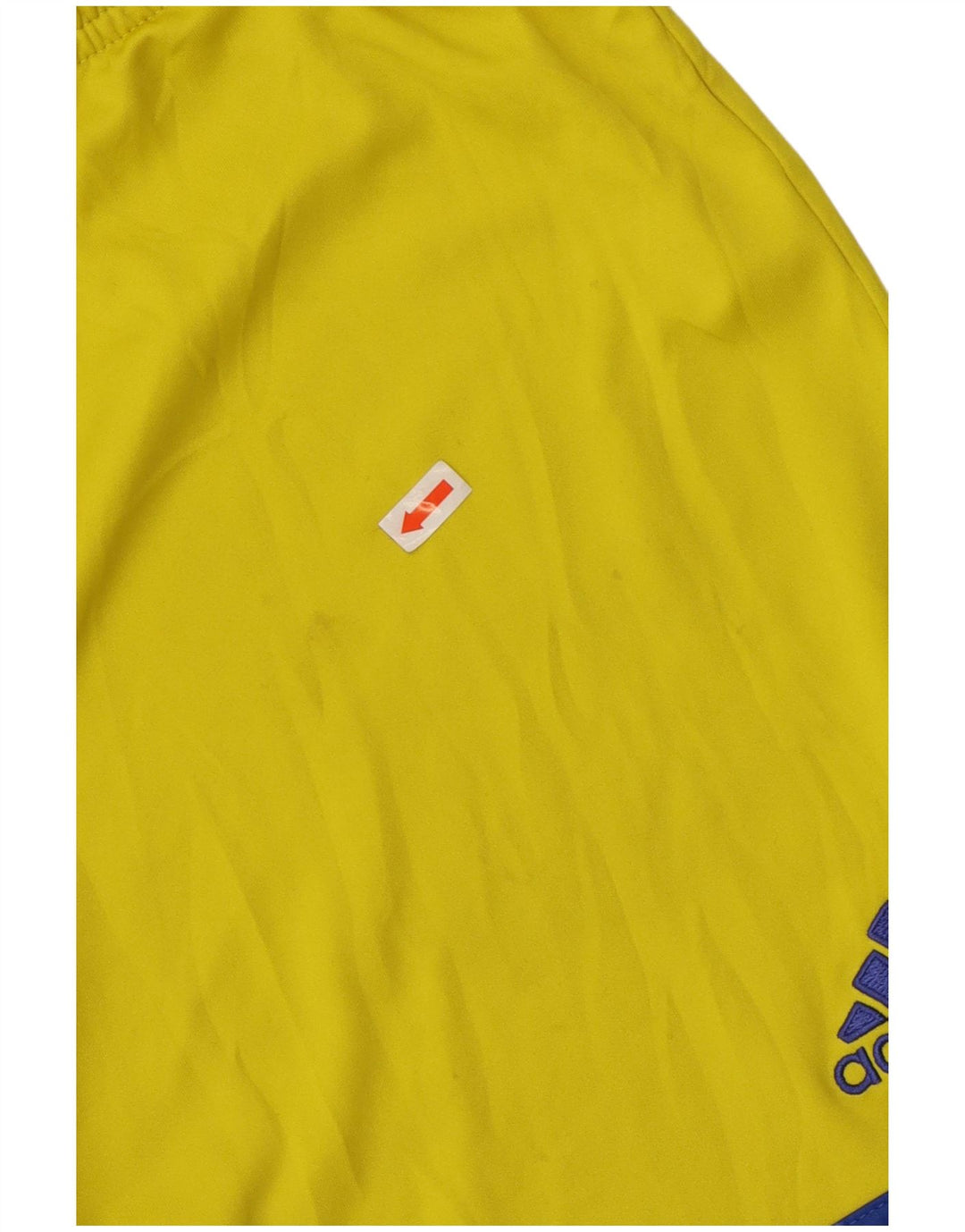 ADIDAS Mens Climalite Sport Shorts Pequeño Amarillo Poliéster