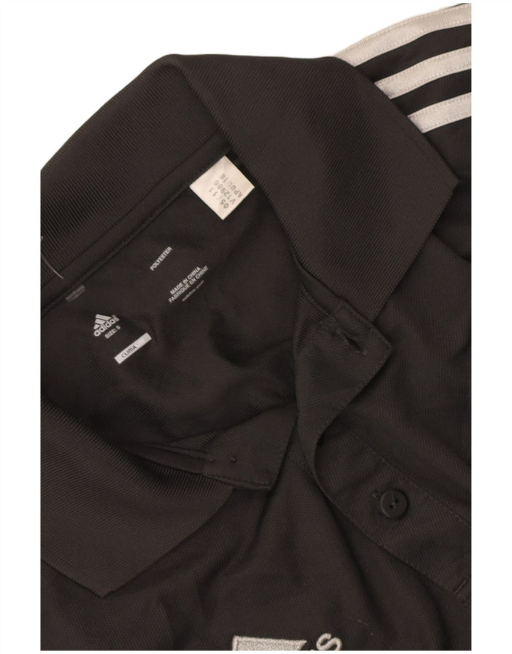 Adidas Hombre Liverpool Graphic Polo Shirt Pequeño Gris Colorblock Poliéster