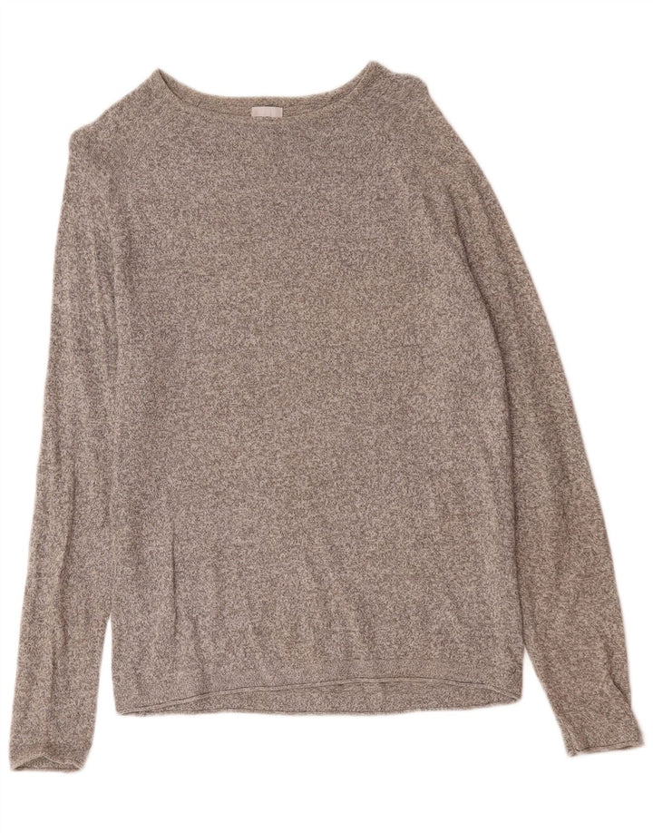Zara Hombre Top Manga Larga Grande Gris Moteado