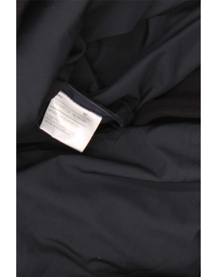 Chaqueta acolchada vintage para hombre IT 60 4XL Lana azul marino
