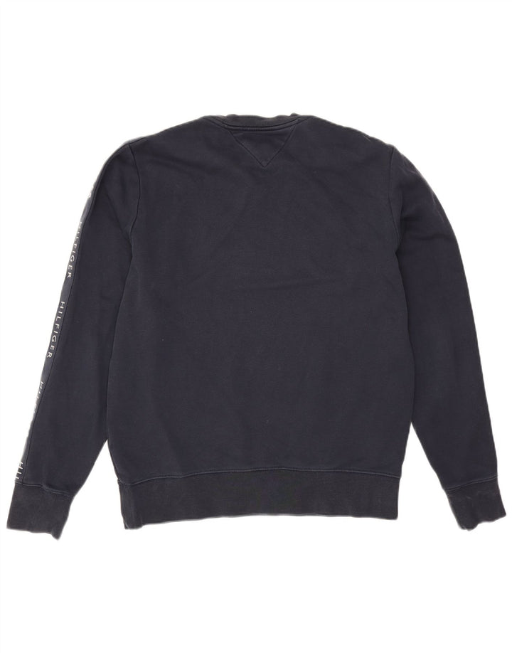 Tommy Hilfiger Sudadera Gráfica para Hombre Jumper Medium Azul Marino Algodón