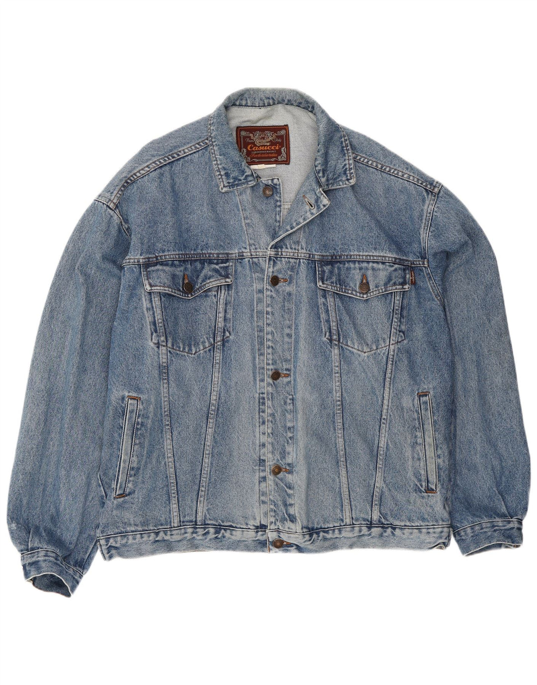Casucci Chaqueta vaquera para hombre UK 42 XL Azul