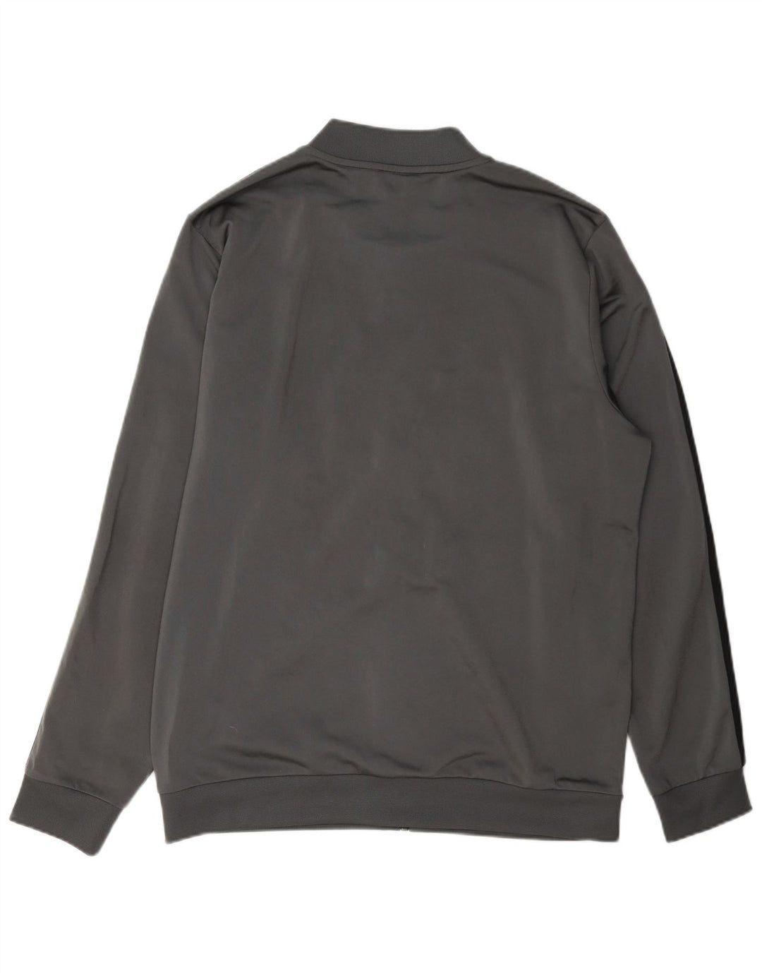 Adidas Hombre Chándal Top Chaqueta Grande Gris Poliéster