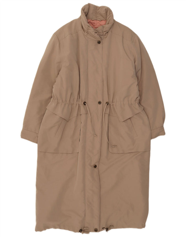 Chubasquero Trevira para mujer UK 46 Grande Poliéster beige