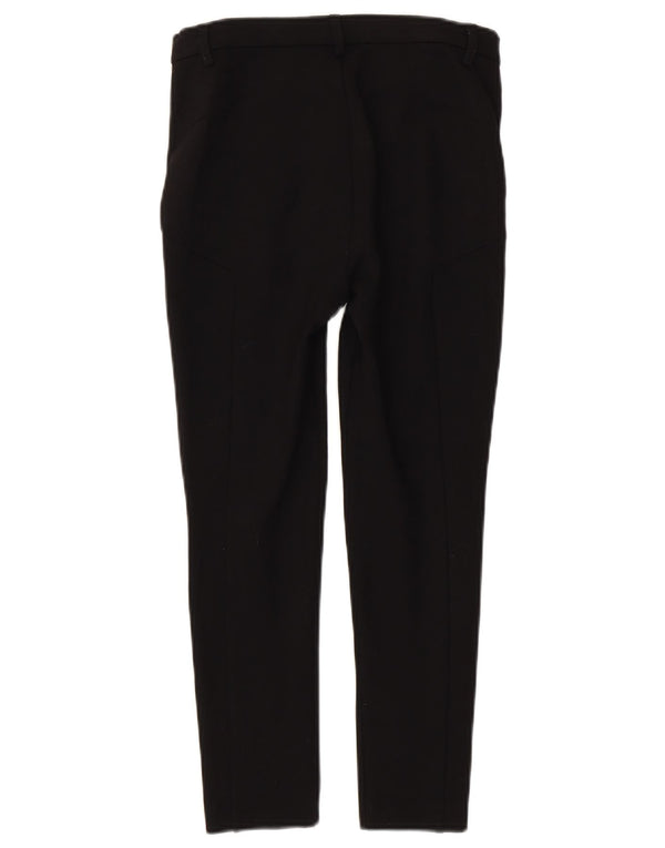 Zara Mujer Pantalones Cortos Pitillo Pequeños W26 L24 Negro