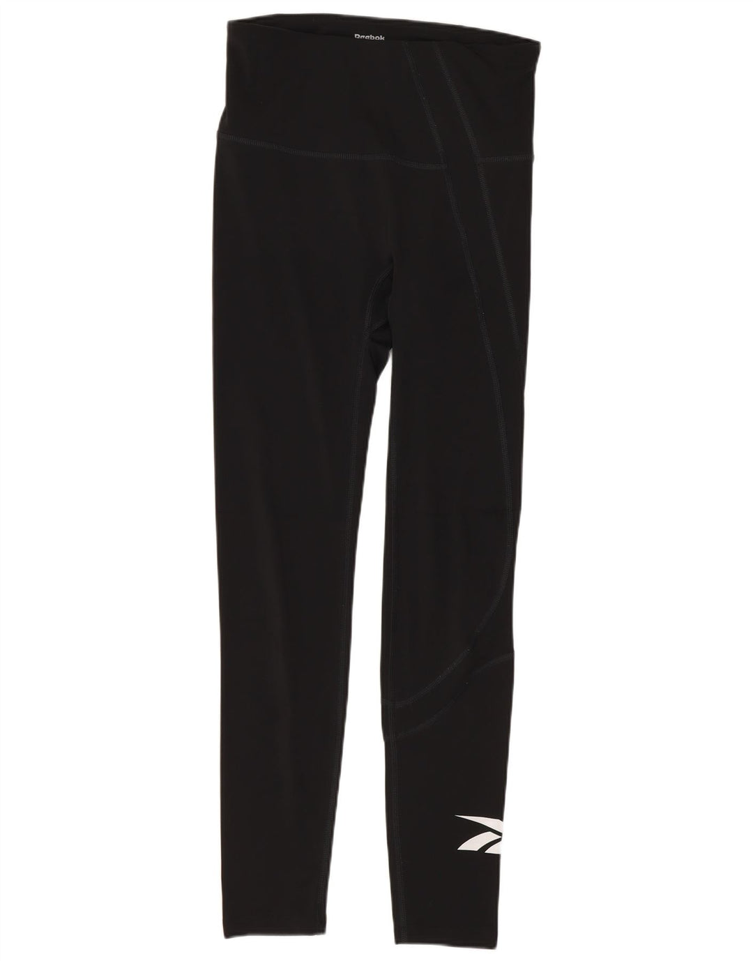 Reebok Leggings para mujer Reino Unido 8/10 Pequeño Negro Poliéster