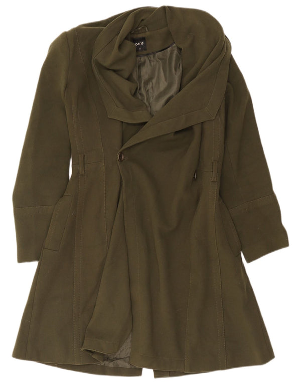 Abrigo Oasis para mujer UK 44 Poliéster caqui medio