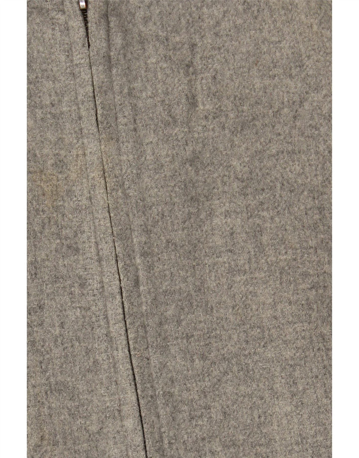 MASSIMO DUTTI Chaqueta bomber con capucha para mujer UK 46 Grande Gris