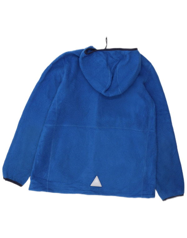 L.L.BEAN Chaqueta polar con capucha para mujer UK 40 XL Poliéster azul