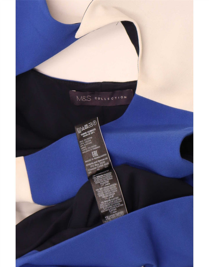 Marks & Spencer Vestido tubo para mujer UK 8 Pequeño Bloque de color multicolor