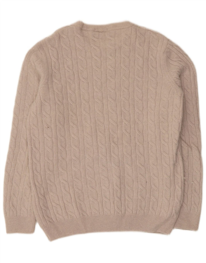 TIMBERLAND Jersey De Cuello Redondo Para Hombre De Lana Beige Medio