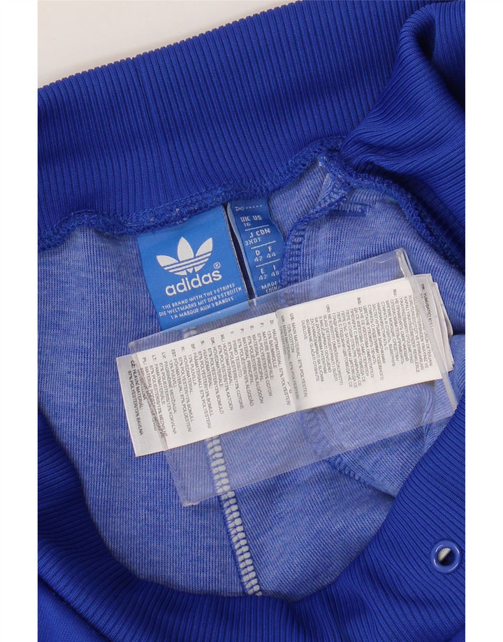 Adidas Mujer Chándal Pantalones Joggers UK 46 Grande Azul Poliéster